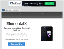 Tablet Screenshot of elementalx.org